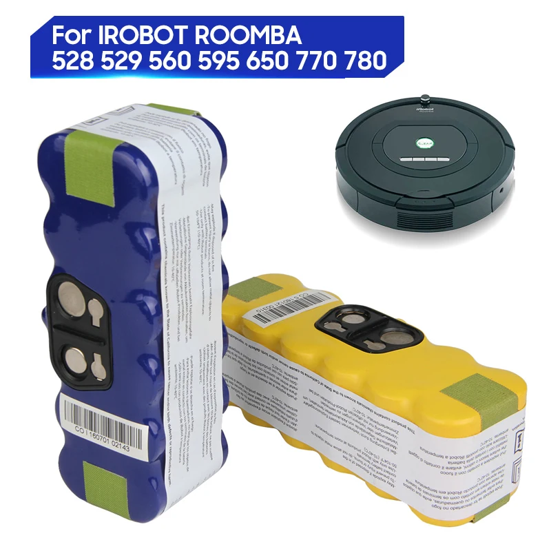 moneda Llevar cisne Batería de repuesto Original para iRobot Roomba, 14,4 V, 3000mAh, serie  800, 600, 500, 700, 510, 655, 760, 880, 536 - AliExpress Teléfonos y  telecomunicaciones