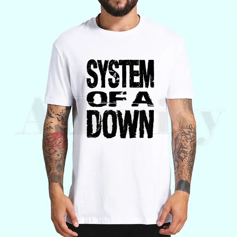 System of A Down SOAD, рок-металл, музыкальная группа, футболки, модные мужские и женские топы, футболка, короткий рукав, унисекс, футболка