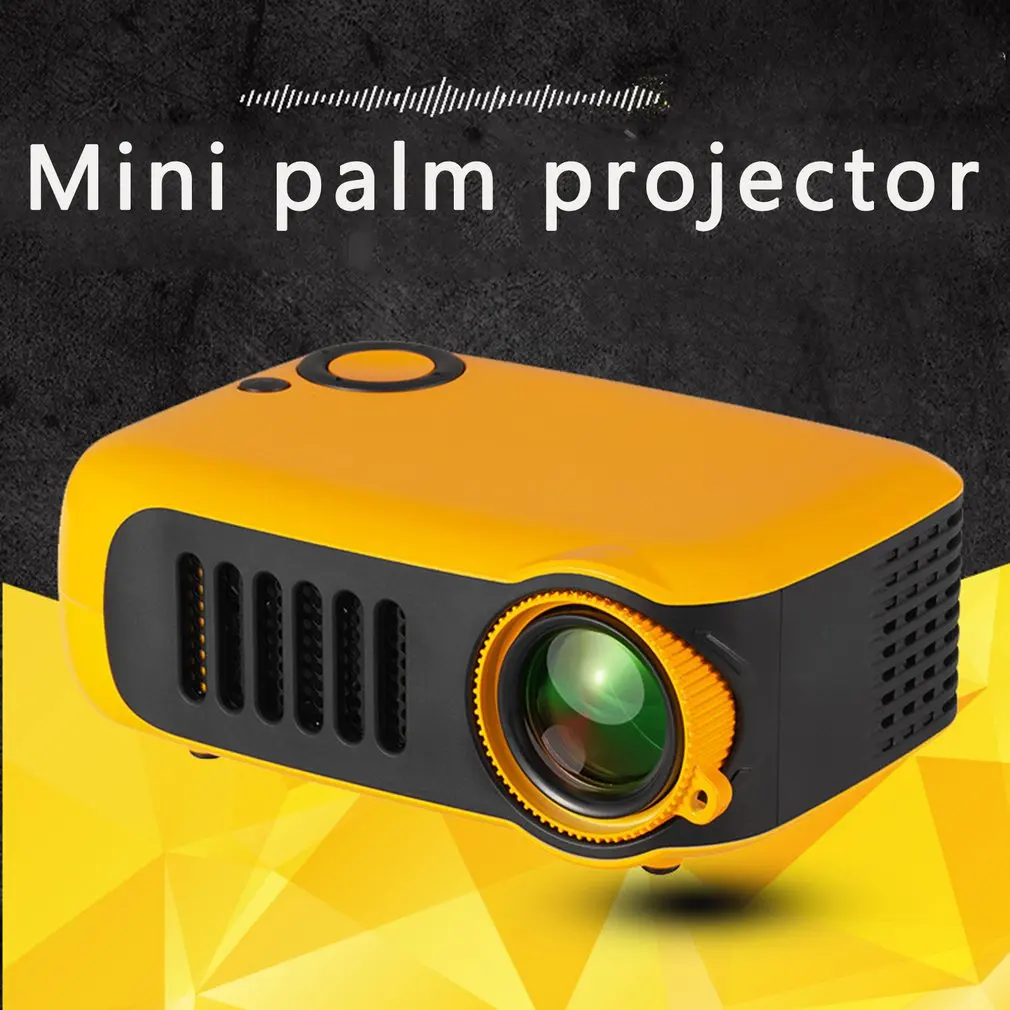 A2000 Домашний Мини пико-проектор Led развлекательная поддержка Hd проектор подсветка оптических линз многофункциональный интерфейс оранжевый