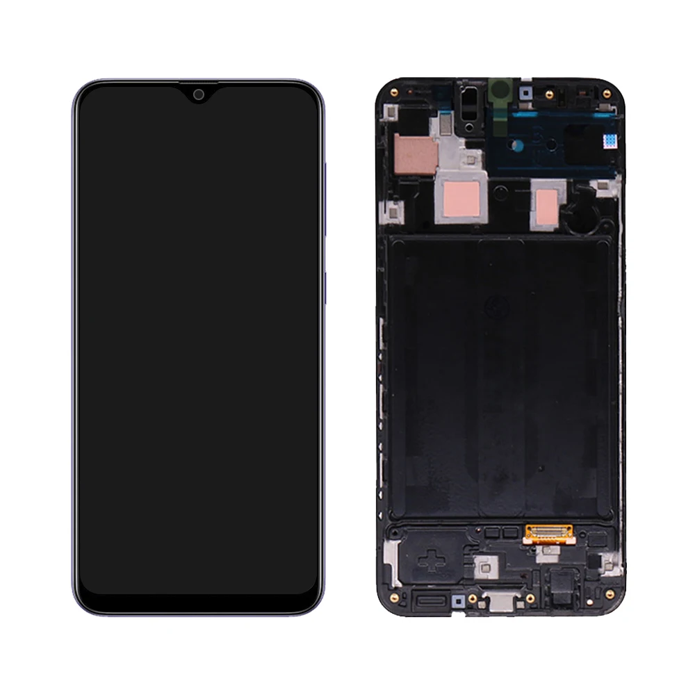 6," AMOLED для samsung Galaxy A30s ЖК сенсорный экран дигитайзер в сборе для samsung A30s дисплей с рамкой Замена SM-A307