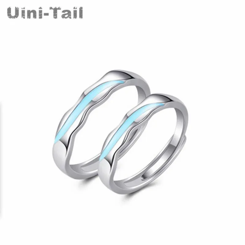 Uini Tail горячая Распродажа Новинка 925 Стерлинговое Серебро Оригинальное синее