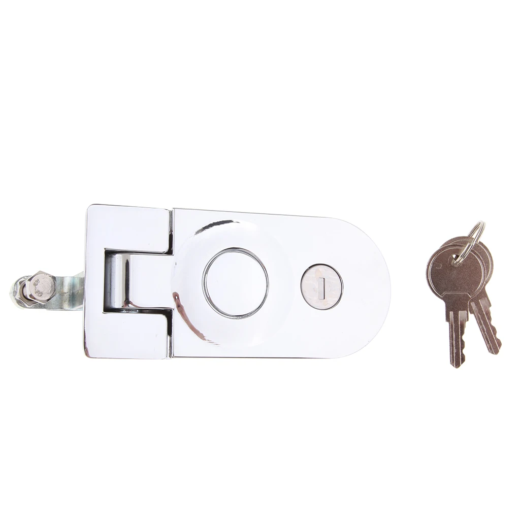 Recessed Latch Mini Main Lock In Stainless Steel For Caravan