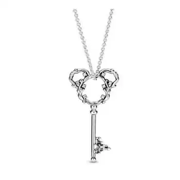 

PDB XL High Quality Original 925 Sterling Silver New 1:1 Necklace Popular Ladies Lovely Headdress Necklace Gift Free Delivery.