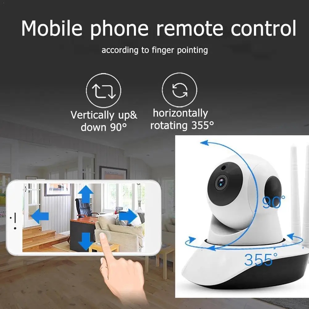 

1080P IP Camera Wireless Security Camera Surveillance Monitor Vision Night Baby Wifi Camera CCTV Smart Track Camera N7G7