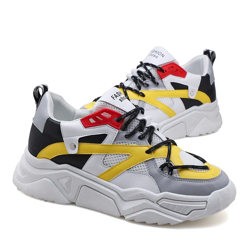 

Men Running Shoes Retro Trend Sneakers Breathable Outdoor Walking Sport Shoes For Male Lace-up Casual Shoes Bubble Men Footwear