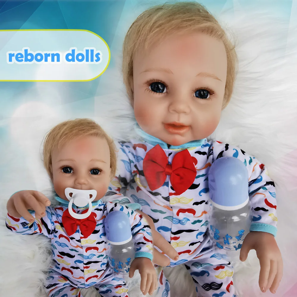 50 см ручной работы Мягкие силиконовые куклы Reborn Baby реалистичный вид новорожденный младенец получивший новую жизнь мальчик милый подарок на день рождения