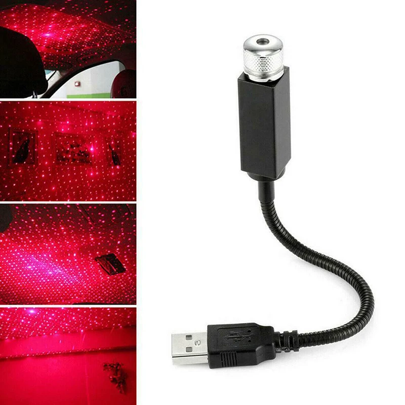 Светодиодный потолочный USB светильник на крышу автомобиля романтический ночник