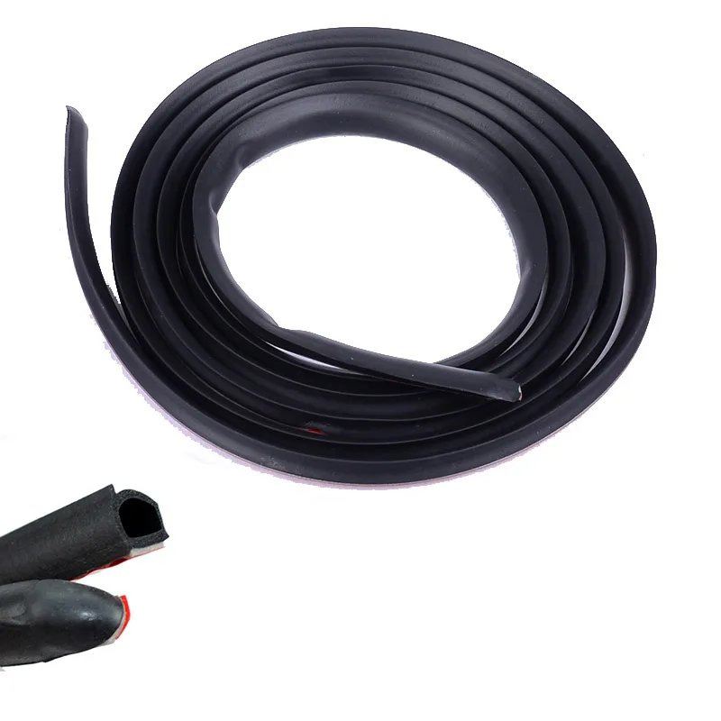 Car Accessory Car Door Rubber Seal Strip Auto Seal Protector Sticker B-Pillar Decor Noise Insulation Adhesives Weatherstrip 2pcs car door edge guards car door protector car door seal strip car door anti collision strip car door edge protector car door rubber protector car door silicone pads car door rubber pads