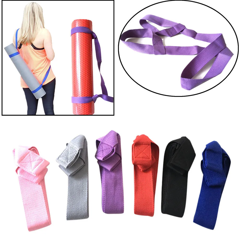 Плечевой ремень для переноски коврика для йоги, регулируемый спортивный ремень для ношения на плече, эластичный пояс для занятий йогой# Z