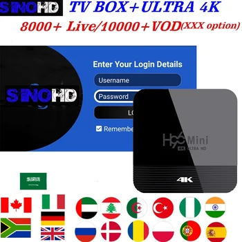 

H96 mini H8 TV Box 1 Year IPTV Subscription For Europe Germany Dutch Poland USA Arabic Indian Albania Android9.0 IPTV Box