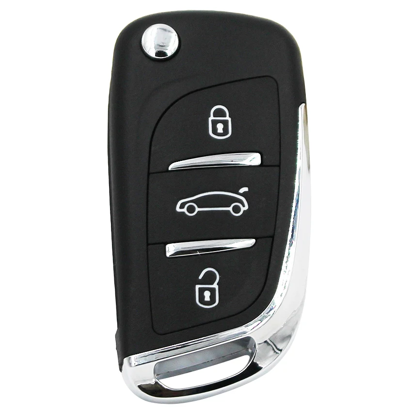 DS стиль 3 кнопки 434 МГц ID46 чип складной ключ для Citroen C2 C3 VA2 Blade