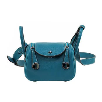 

Mini small bag 2020 new classic first layer leather solid color handbag shoulder messenger bag crossbody bag female