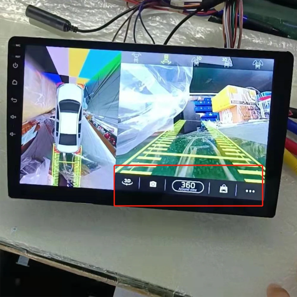 androiduniversal carro surround vista câmera do carro grau panorâmico esquerda direita frente traseira câmeras para jogador de rádio estéreo gps do carro