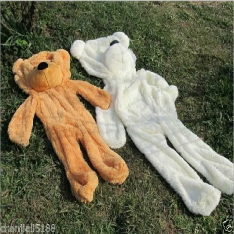 Giant huge 80CM big light brown teddy bear plush soft bears toys doll ONLY COVER 