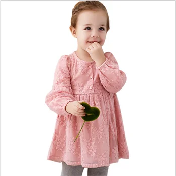 

2020 Fashion Children's Clothing Lace Princess Party Fluffy Cake Smash Dress Kids Baby Long Sleeve Dresses Clothes 25