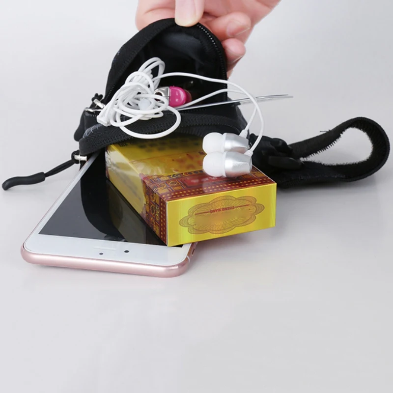 Smart Phone Bag Sport Armband Case Holder Zippered Fitness Running Arm Band Bag Pouch Adjustable Jogging Workout Phone Cover