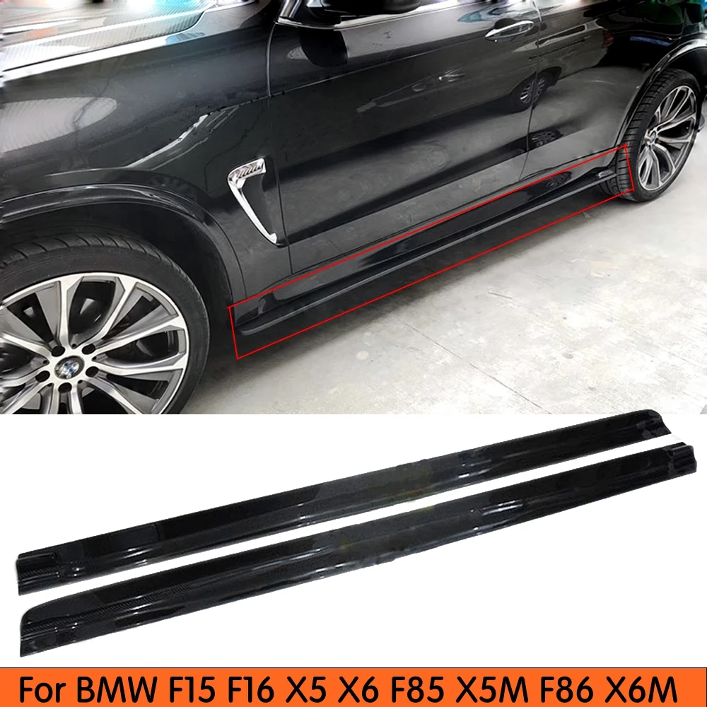 Боковая юбка бампер X5 X6 из углеродного волокна для BMW F15 F16 F85 X5M F86 X6M боковые юбки