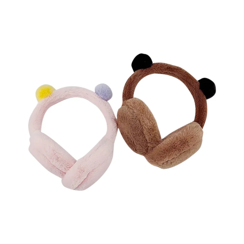 Autumn and winter children earmuffs, earmuffs, winter plush earrings, boys, girls, children, warm earcovers, cute baby earcovers