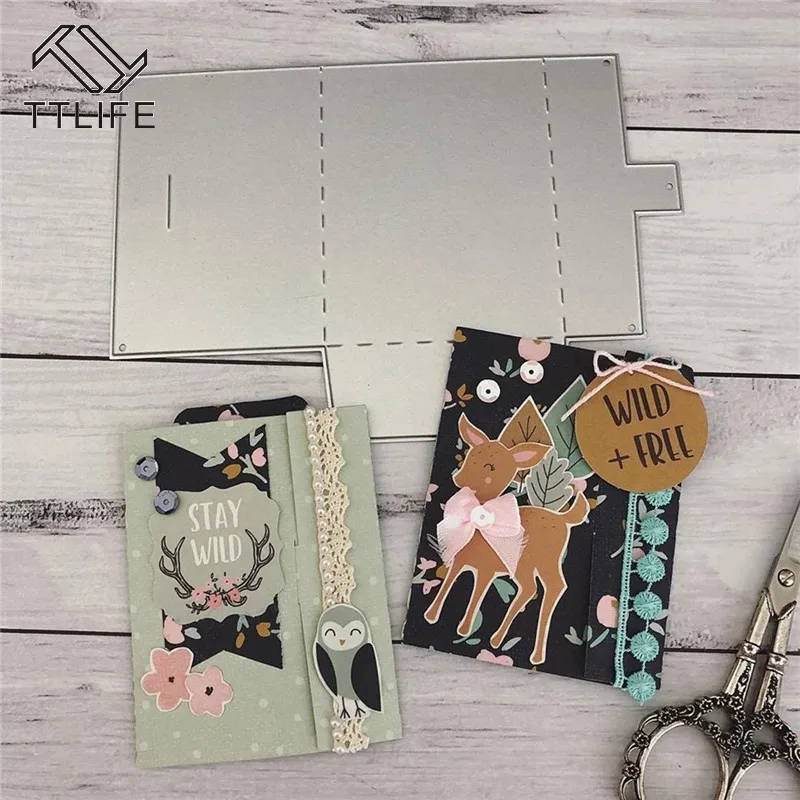 TTLIFE Dies Новые DIY металлические режущие штампы для скрапбукинга альбом Alinacrafts высечки тиснение трафарет Декор Kscraft