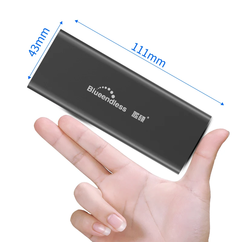 Blueendless Pcie M.2 Nvme Ssd корпус M ключ Тип C Usb3.1 2240/2280 Ssd чехол полностью алюминиевый 10 Гбит/с внешний корпус для твердого диска