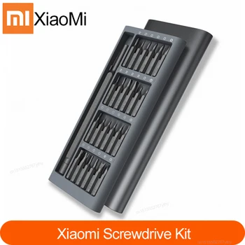 

Original Xiaomi Mijia Wiha Daily Use Screwdrive Kit 24 Precision Magnetic Bits AL Box Screw Driver xiaomi smart home Set 2018