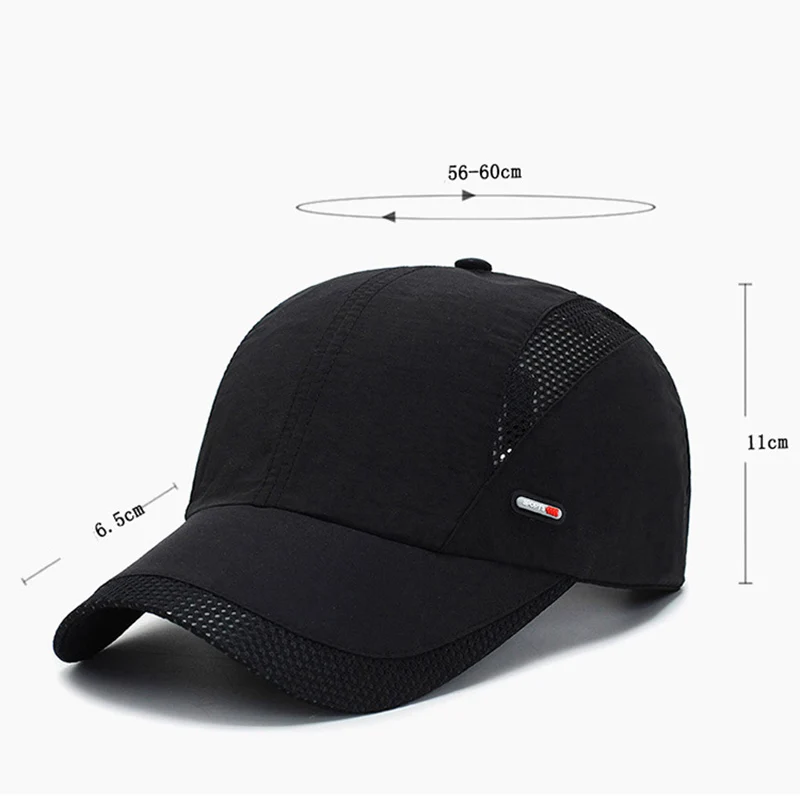 Summer Breathable Quick Drying Ultra-Thin Women Men's Baseball Cap Sports Outdoor Mountaineering Hiking Cycling Fishing Hat A149