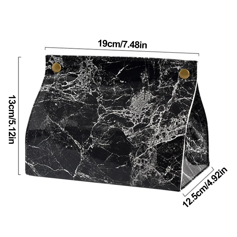 В скандинавском стиле Gewebe Fall Box Контейнер PU Leder Marmor Muster Hause Auto Handtuch servitte Papiere Tasche Kosmetik коробка для хранения