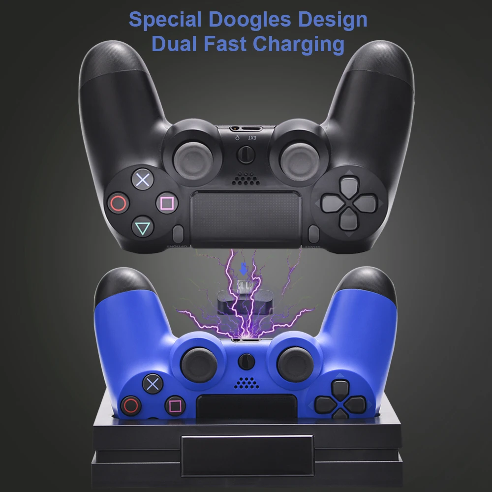 Новинка 2020 двойной беспроводной контроллер PS4/Slim/Pro зарядное устройство со
