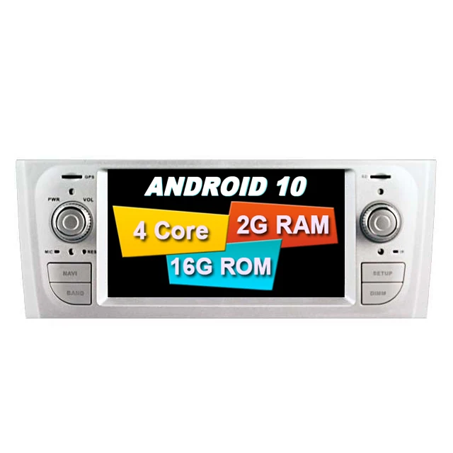 Автомагнитола 2DIN на ANDROID 10 0 для FIAT PUNTO мультимедийная магнитола кассета