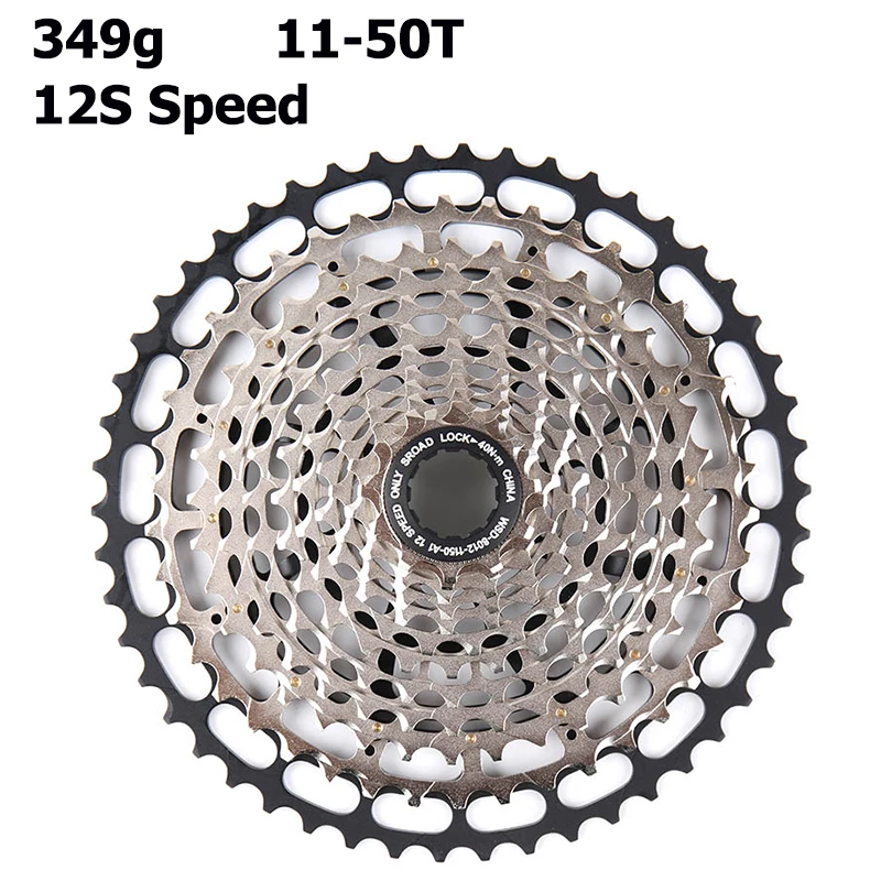 SROAD 12 скоростная MTB велосипедная кассета 11-50T SSuper Light CNC сделано 349g TEEL 12s велосипед Freewheel