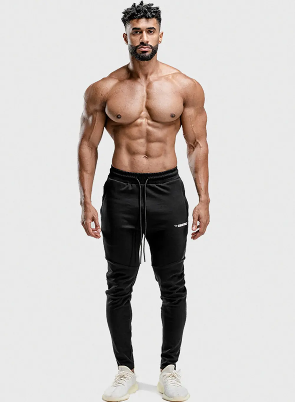 roots sweatpants Jogger Sweatpants Men Casual Skinny Cotton Pants Gym Fitness Workout Trousers Male 2020 Spring New Sportswear TrackPants Bottoms sports trousers for men