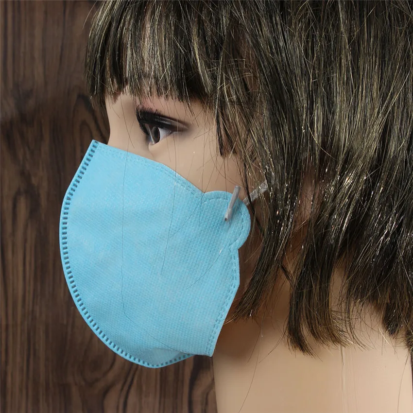 

50pcs Face Masks Unisex Antibacterial Anti-fog Anti-dust Anti-PM2.5 Moisture-proof Non-woven Fabric Disposable Cotton Face Mask