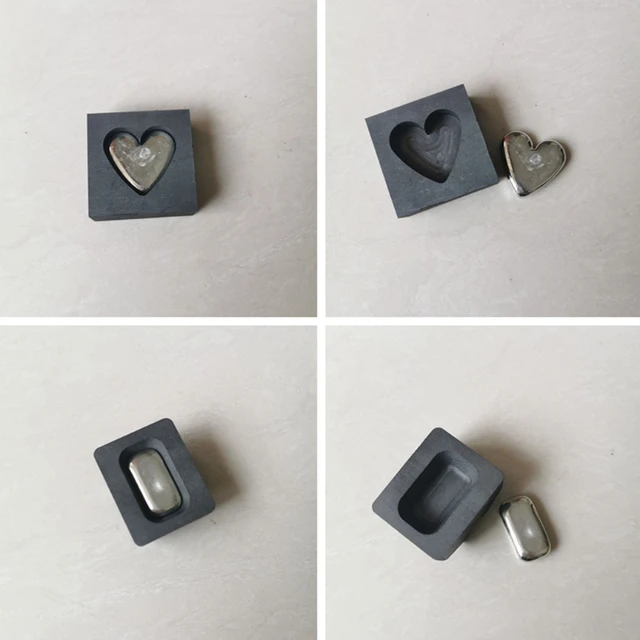 Crogiolo Grafite 2kg Per Fusione Metalli - Oro, Argento, Platino, Alta Purezza - Foto 4