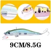 1Pcs Floating Minnow Fishing Lures 9cm 8.5g Artificial Plastic Bait Pesca Far Casting Magnet System Wobblers Crankbaits Tackle ► Photo 2/6