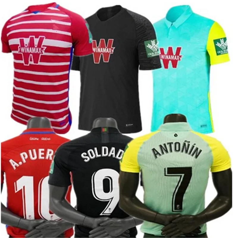 Camisetas de fútbol de Granada, uniforme, 20 21, 2021