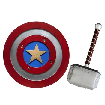 

Captain America Shield To Keep A Hero Captain America Costume Safe As Gift Children Toys Thor Stormbreaker Axe Thor hammer