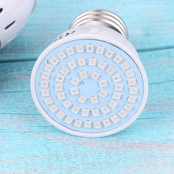 

2pcs E27 Base Grow Light Bulbs LED Plant Light Full Spectrum Indoor Sunlike Growing Lamp for Greenhouse (3W 54LEDs, 5W 60LEDs)