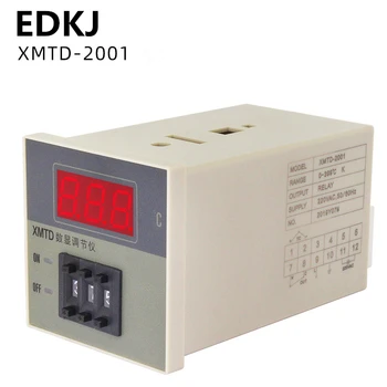 

The thermostat XMTD-2001 table temperature control dial shows the temperature controller's intelligent precision display