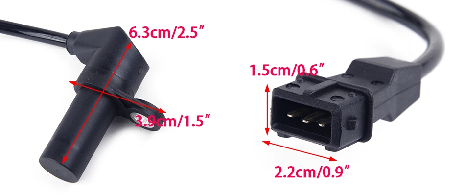 DWCX 3 Pin CPS датчик положения кривошипа коленчатого вала черный 90451442 подходит для OPEL Vauxhall Astra Combo vecvectra Nova кавалер