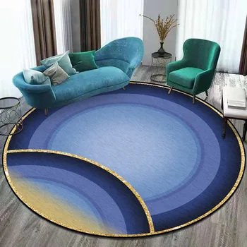 

Hanging basket chair 160cm big size round rug bathroom non-slip door mat bedroom plush carpet customize living room floor mat