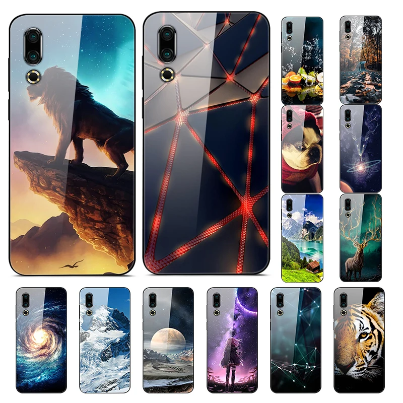 Cartoom Tempered Glass Case For Meizu M6S MX6 16 Plus 16x E2 E3 16S Coque Soft Bumper M9 M5 M6 M3 Note Cover Fundas |