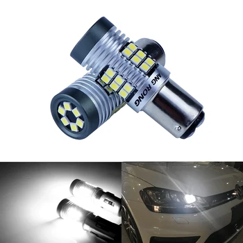 

ANGRONG 2x P21/5W 1157 BAY15D 15W LED Indicator Daytime Running Light Bulbs VW Caddy T5