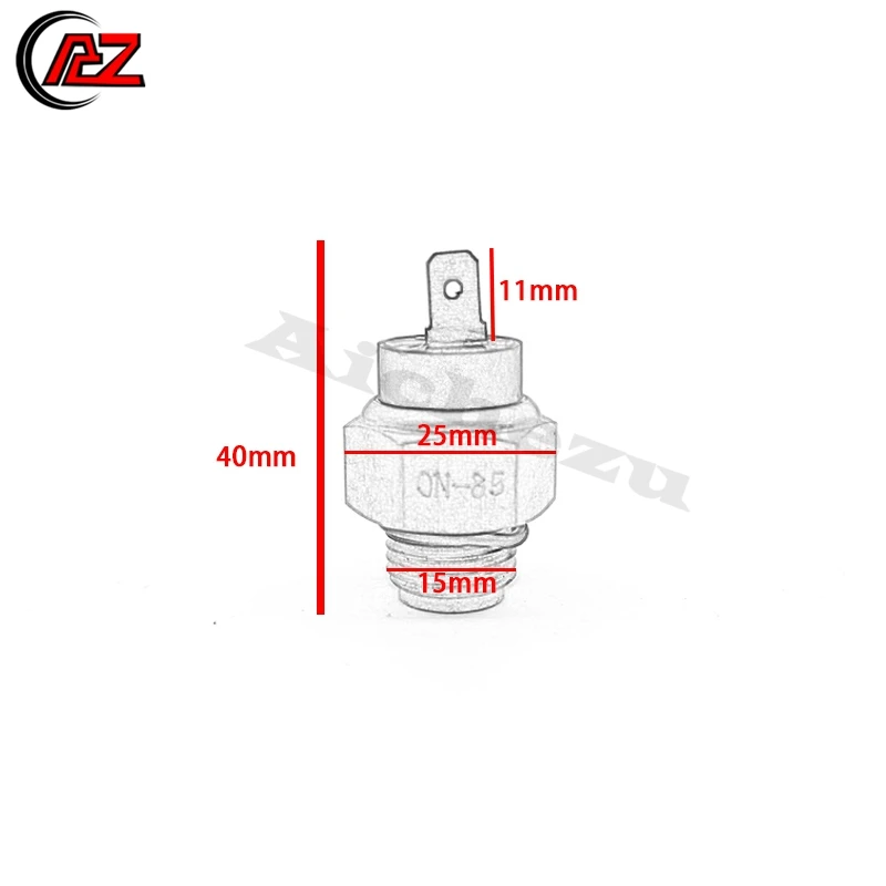 ACZ мотоцикл хладагент датчик переключения температуры температура воды радиатор вентилятор охлаждения M14x1.5mm 95 для KTM 250 350 400 450 525 530