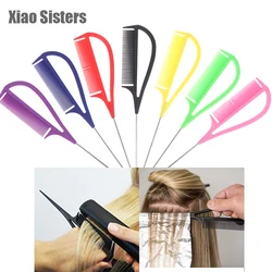 Highlighting Hair Comb ABS Weaving Foiling Hair Comb for Salon Dyeing Tail Combs Brush Separate Parting For Hair Barber  Tools