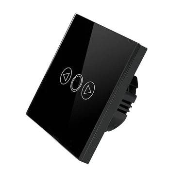 

EU/UK Standard LED Light Touch Switch Glass Panel Home Sensor Dimmer Wall Touch Screen Touch Light Switch 1 Gang 1 Way 220V