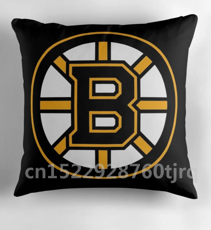 

NEW Boston BRUINS NHL Standard Design Pillow Case Cotton Made Pillow Case 45X45cm,55X55cm(Two side)