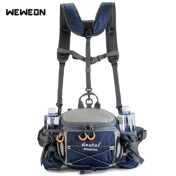 

Outdoor Hiking Waist Bag Tactical Waist Pack Cycling Pouch Mountaineering Durable Waist Backpack with Bottle Holder Outdoor Trip