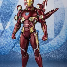 Marvel Avengers endgame Ironman MK50 Nano набор оружия VOL.2 подвижные суставы Фигурки игрушки