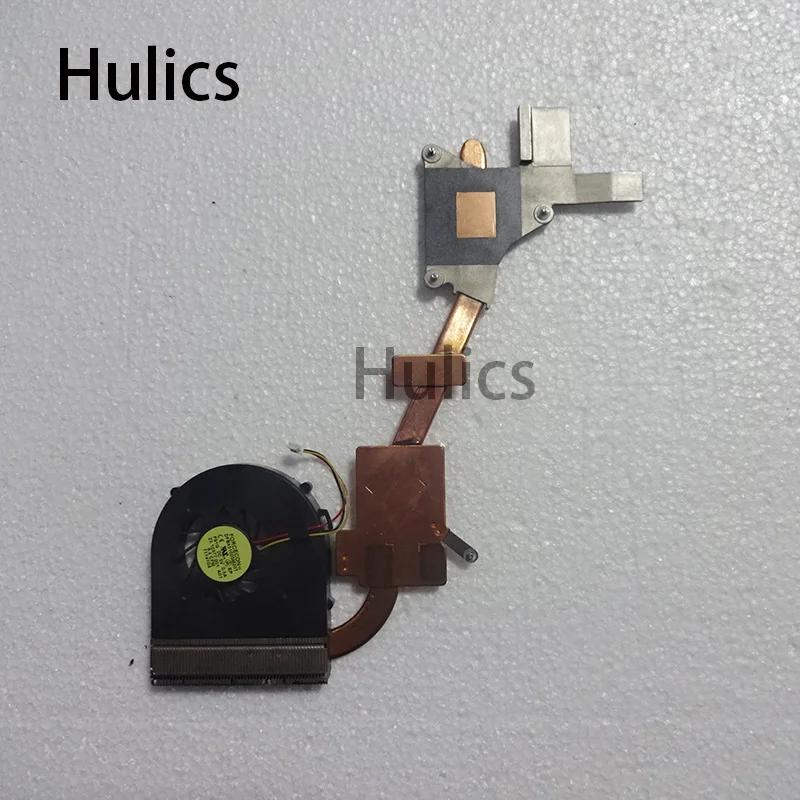Hulics для Dell ноутбук радиатор охлаждения Вентилятор cpu кулер 15R M5010 Процессор радиатора OK74YV 0K74YV
