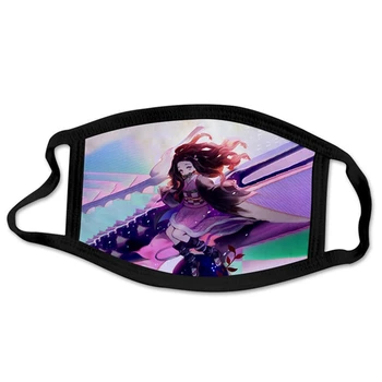 

Demon Slayer Anime Mouth Face Mask Dustproof Breathable Women Men kimetsu no yaiba Adult Cotton Riding Mask Fashion Accessories